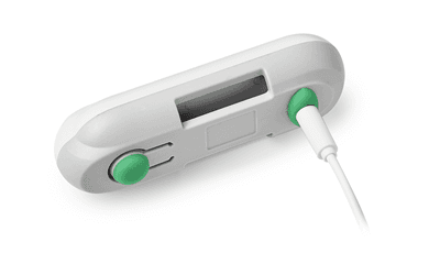 Charging the Therapulse device using the USB charging cable