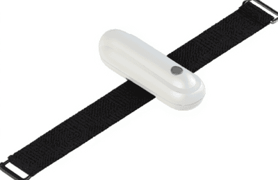 Therapulse device properly secured on the velcro strap